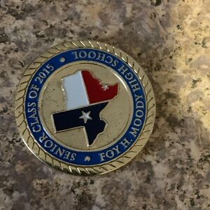 Moody High School Commemorative Coin - Red, White, Blue